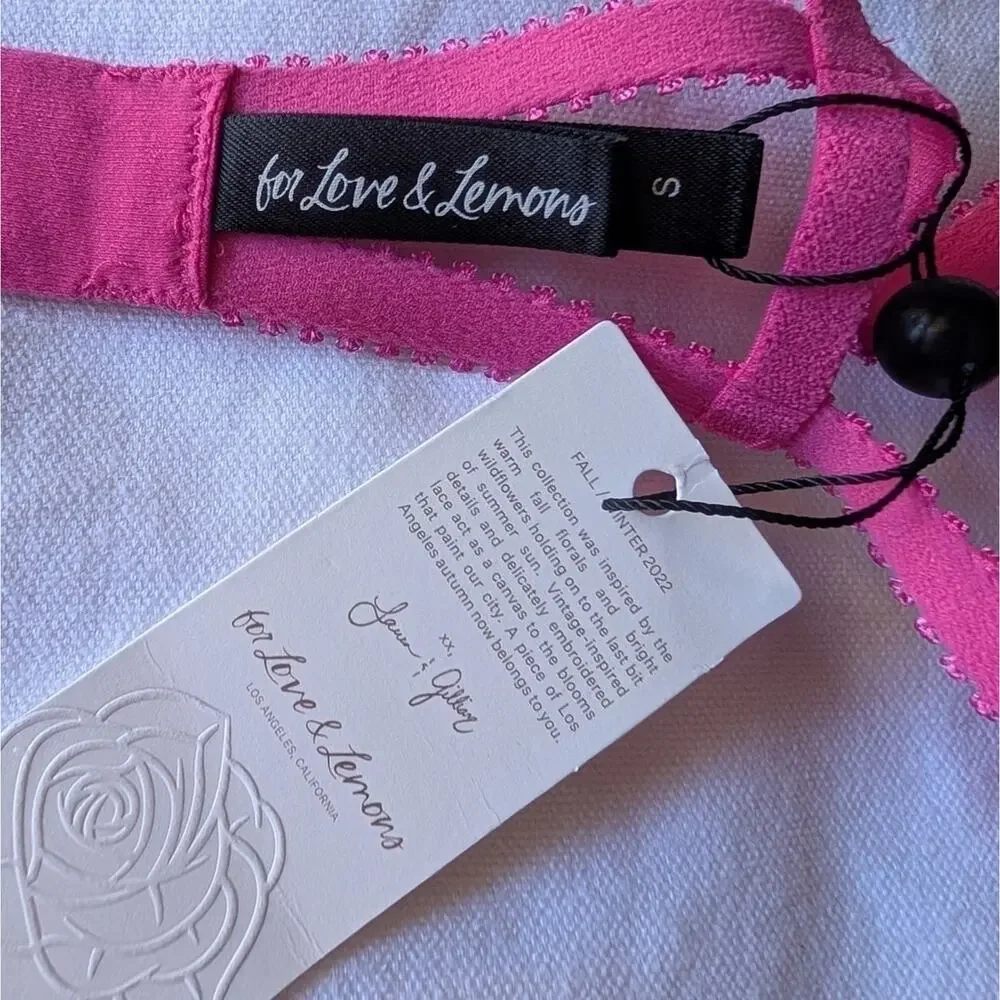 For Love and Lemons Lucy Monowire Bra Size Small NWT - Picture 14 of 16